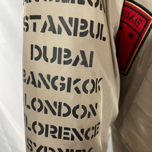 Evil Regime Tan Men's Jacket Size Large - Picture 3 of 12